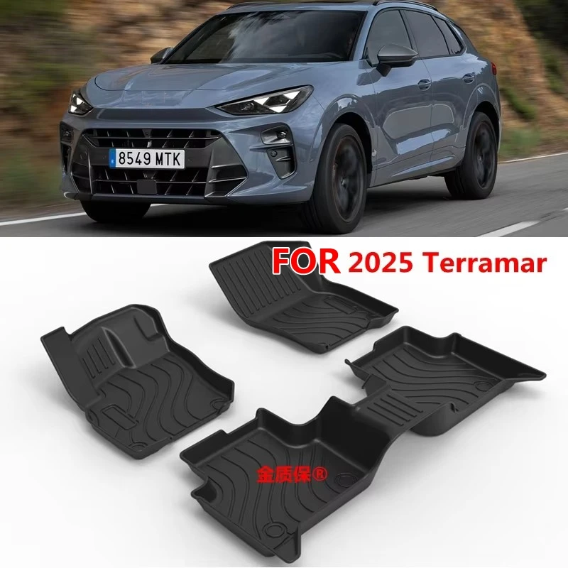 Use for 2025 Seat CUPRA Terramar Car Carpet All-Weather Floor Mat Trunk Mat Fit For SEAT CUPRA Terramar Waterproof Floor Mat