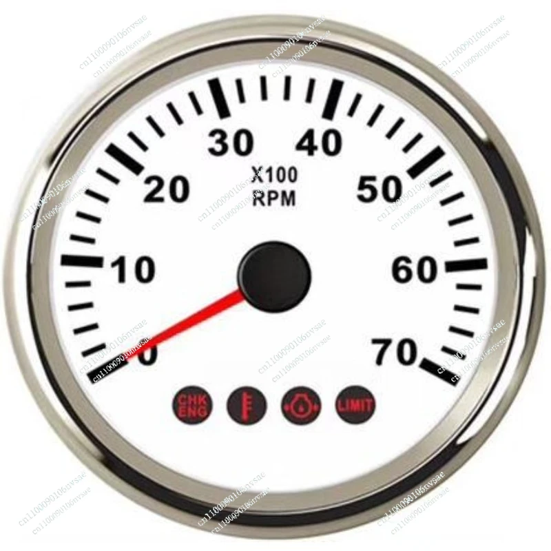 

Engine Tachometer Suitable for Outboard 7000 RPM with Oil Temperature Oil Pressure Engine Failure Alarm Tachometer