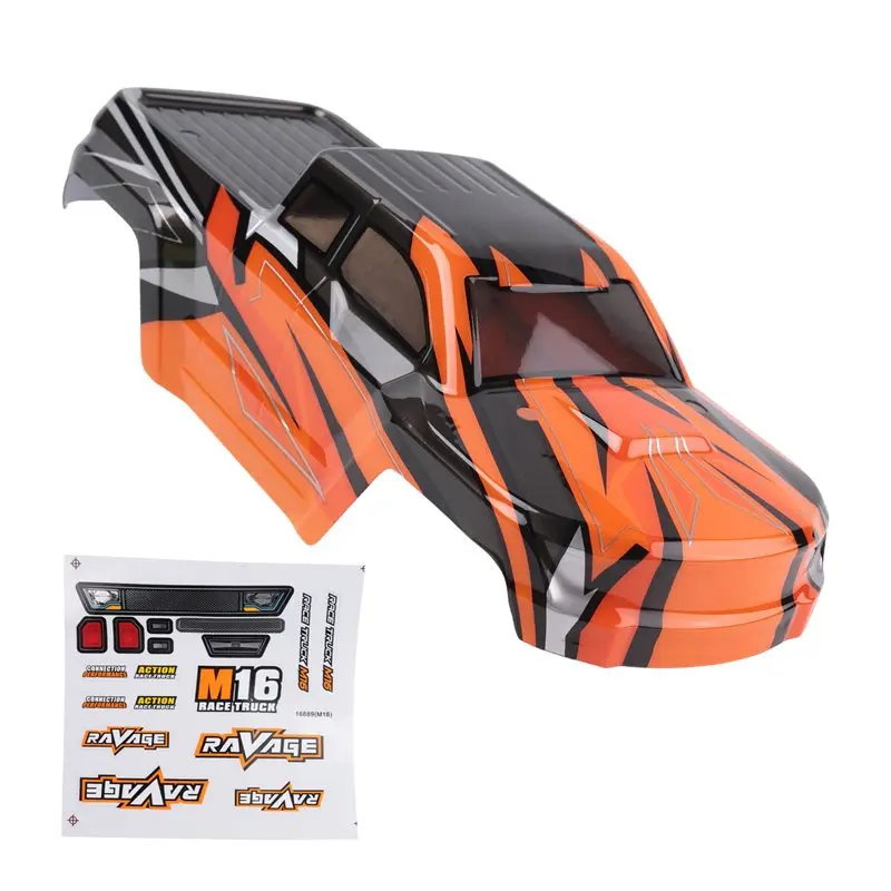 FBIL-HBX 16889 16889A 16890 16890A SG1601 SG1602 RC Car Body Shell And Sticker B004-INV 1/16 RC Car Parts Accessories