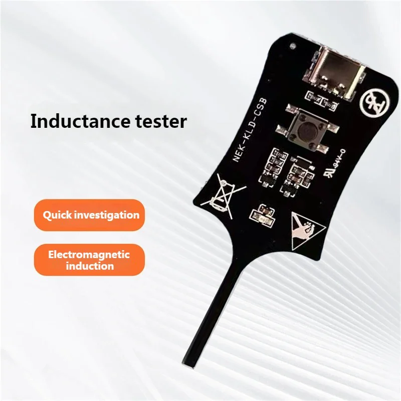 HENGTONG Type-C Inductance Tester Compact Handheld Fault Locator for PCB and Mobile Motherboard Inductor Testing