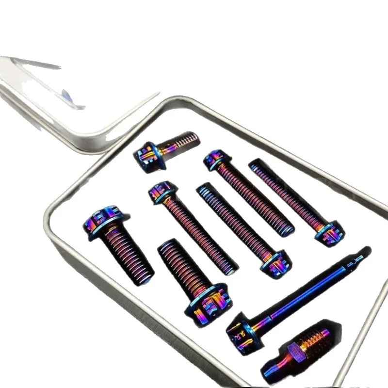 

To two, to four calipers titanium alloy screw set does not rust