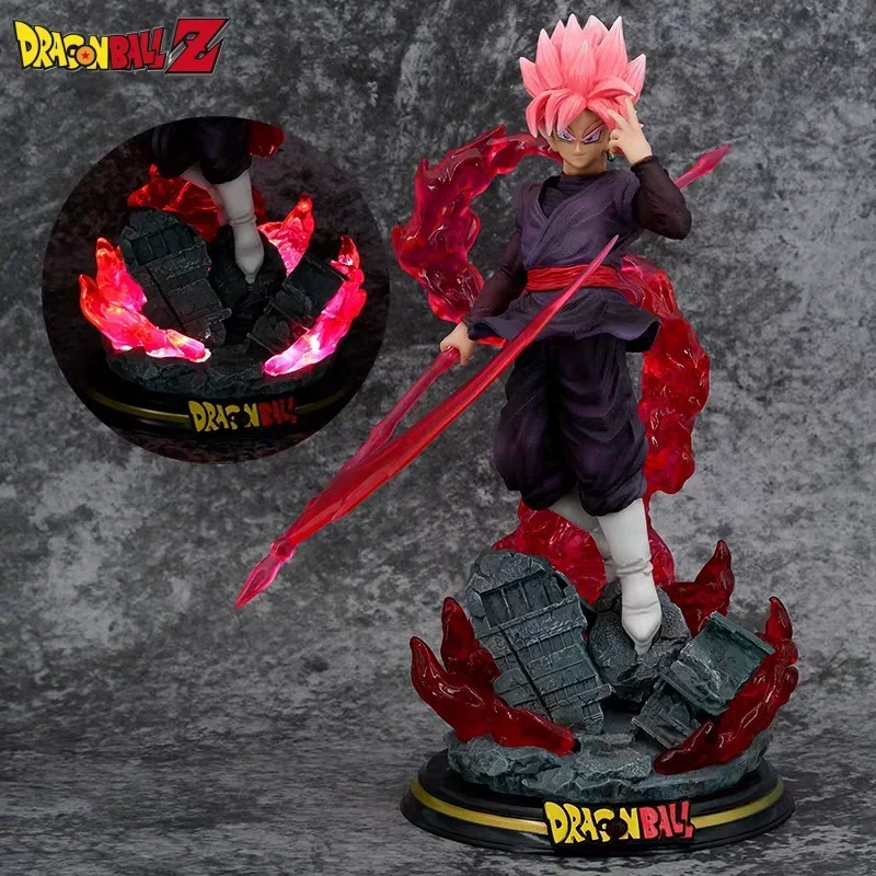 

28cm Dragon Ball Action Figure Dark Peach Goku Decoration Model Anime Figure Goku Statue Collection Model Toys Birthday Gift