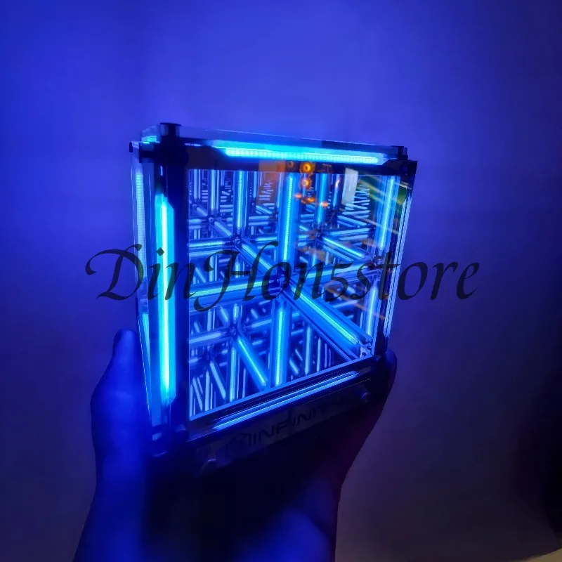 Gaming ambient light desktop technology sense ornament four-dimensional space ultra-cubic creative abyss night light gift male