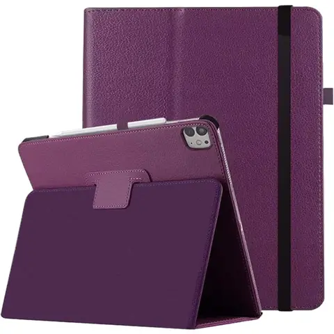 Custodia Per IPad Pro 12.9 (4a/3a/2a/1a Gen) E Altri, Viola, Con Supporto E Auto-sveglia