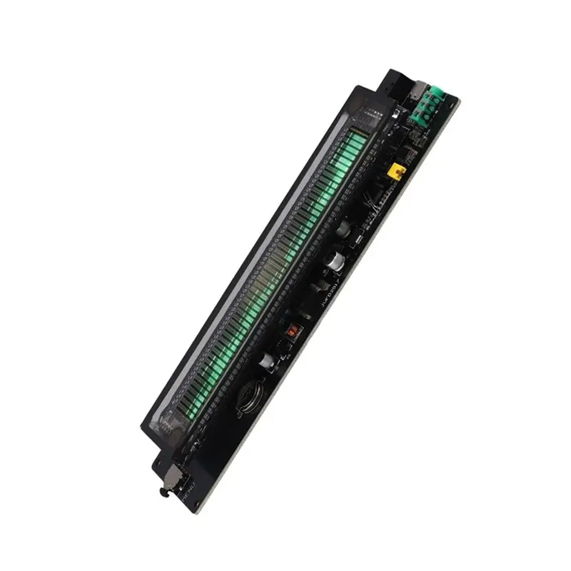 SYW-J-VFD2517(Narrow) Audio Analyzer Board Featuring VFD Display, 3.5Mm AUX/MIC Input& Resolution Music Clock Display