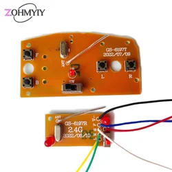 1Set 2.4G 4CH RC Car Remote Control Circuit PCB Transmitter And Receiver Board Part With Antenna Radio System RC Car Accessories