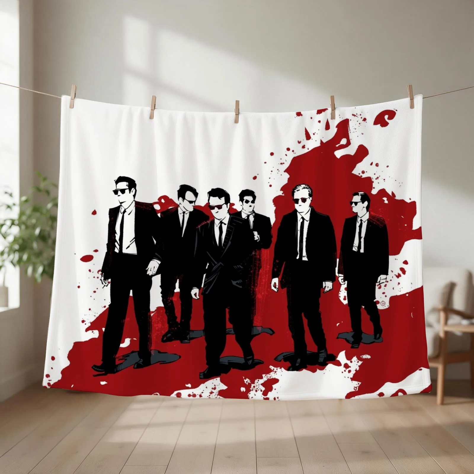 Reservoir Dogs Throw Blanket couch cozy soft plush fuzzy picnic outdoor blanket