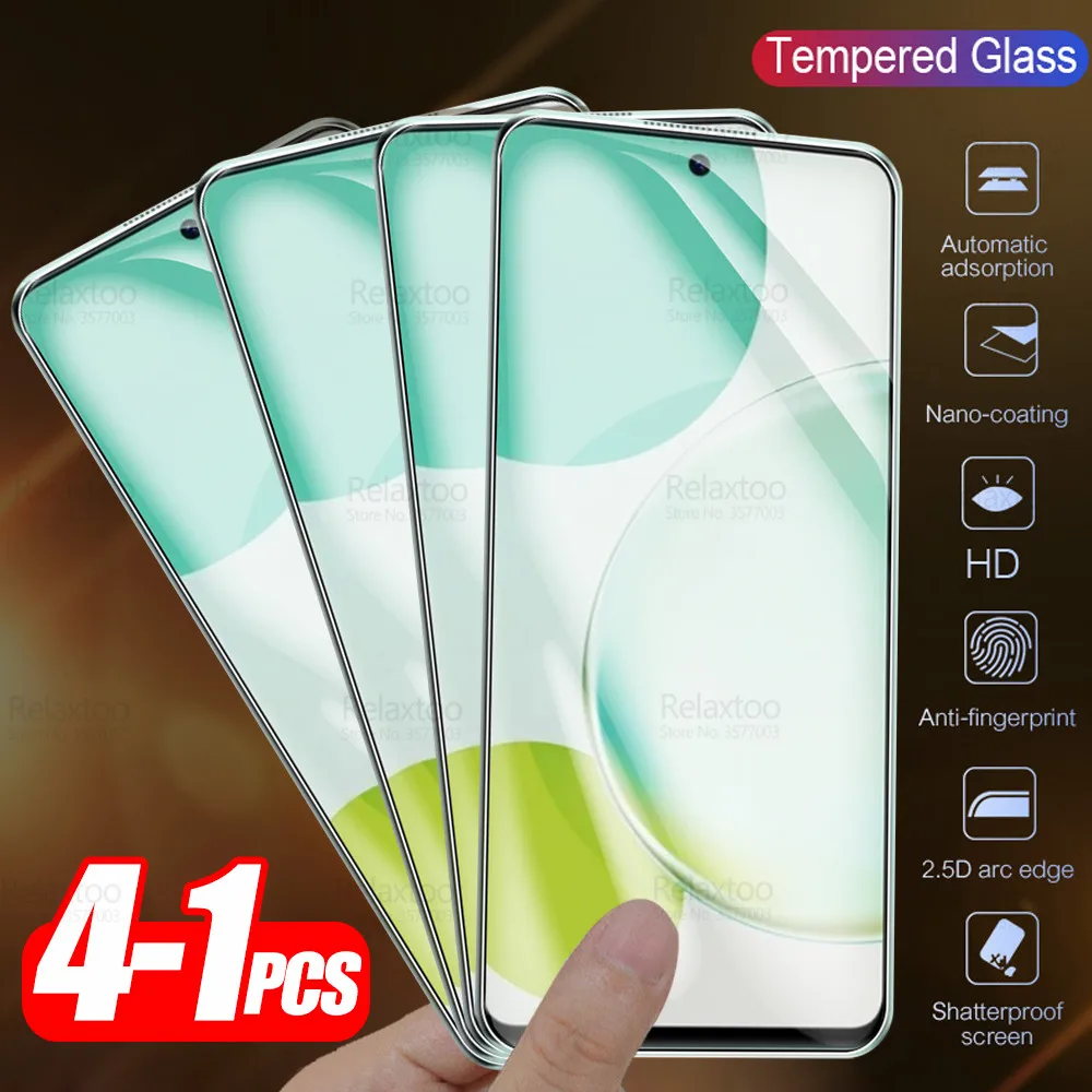 1-4Pcs Protective Glass For Huawei Nova 11i Tempered Glasses Hauwei Nova11i i11 11 i 4G MAO-LX9 6.8