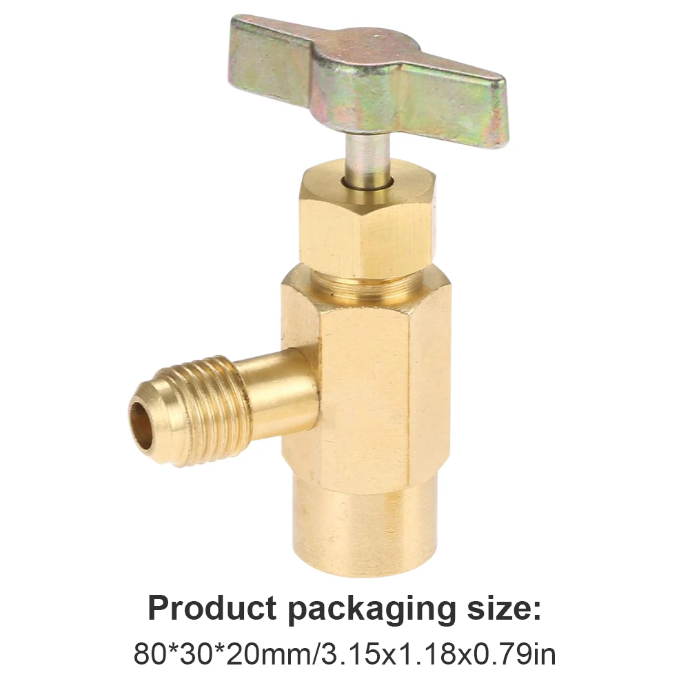 R1234A robinet de canette auto-scellant 1/2 filetage femelle réfrigérant peut ouvre-bouteille ouvre-bouteille auto-scellant pour la climatisation