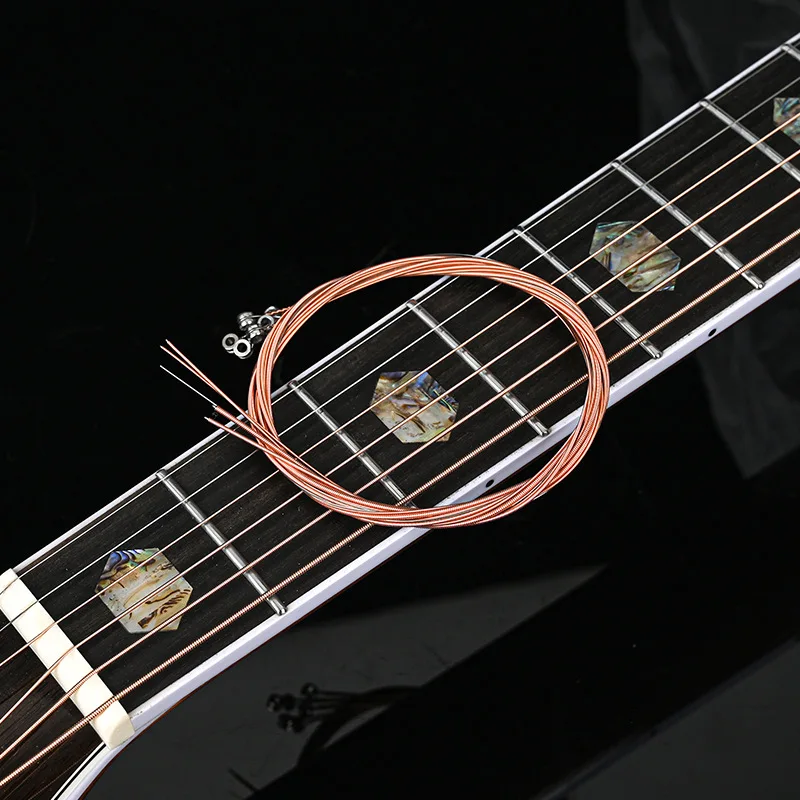 Instrument accessories Copper folk guitar strings 6-piece set/loose single piece available for sale