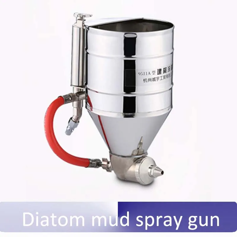 

Diatom mud sprayer gun Lacquer, Diatom mud, Putty powder spraying machine