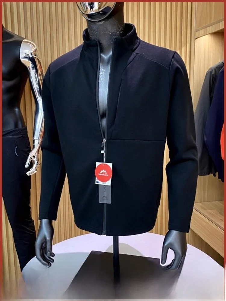 

Итальянская спортивная одежда Sle, 400 г, двухсторонняя эластичная хлопковая эластичная осенняя мужская деловая одежда для путешествий, кремовая тренировочная повседневная...