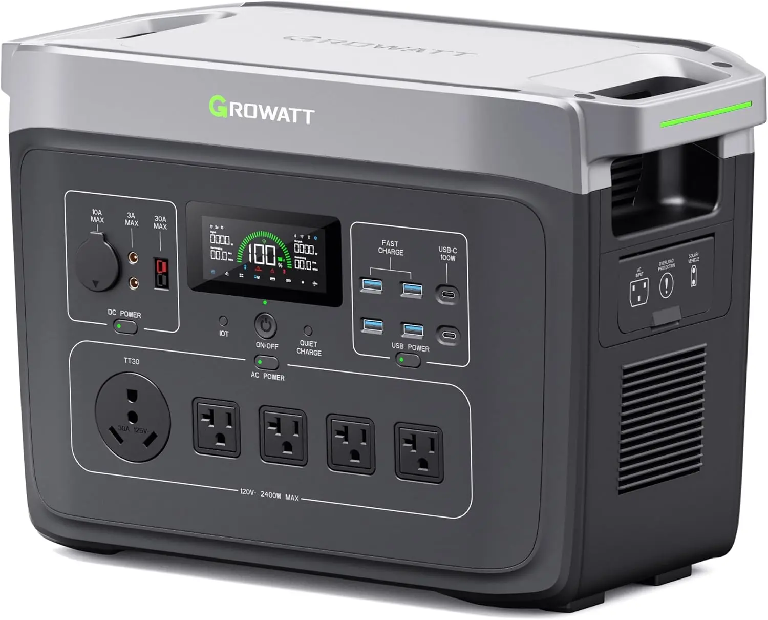 

Portable Power Station ，INFINITY 2000 Black Electric Solar Generator，2048Wh LifePO4 Battery,2200W AC Output For Home Use,,custom