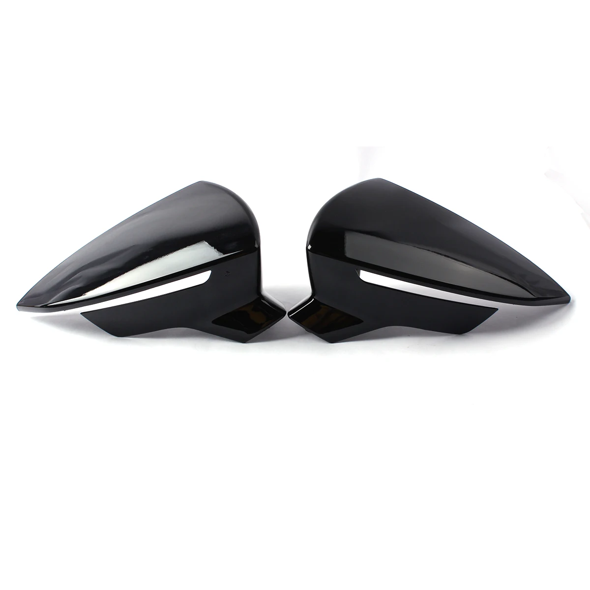 2x Side Mirror Caps Rearview Mirror Cover Case Carbon Look/Black For LEON MK3 5F ST FR Cupra 13-20 For Ibiza MK5 For Arona 17-18