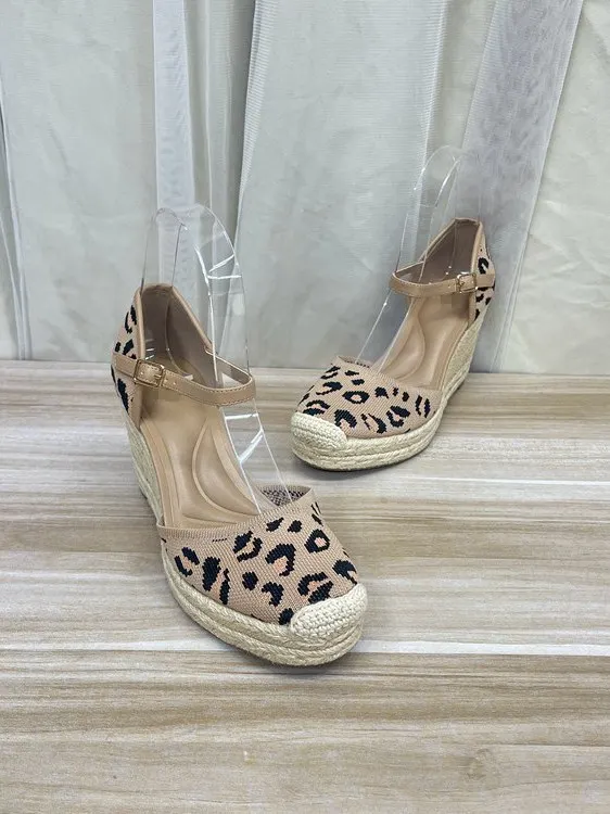 

Модные женские сандалии с круглым носком, плетеные, на низком каблуке, с Т-образным ремешком и узлом, универсальные, без застежки