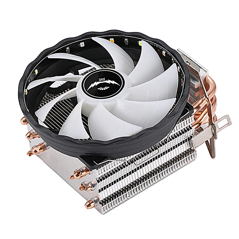 Imagem -03 - Qiuzaim Ventilador de Refrigeração 120 mm Heat Pipe Processador Cpu Adequado para Instalação Lga775 115x1200 1700 i5 i7 Amd 2011x79x99 e5