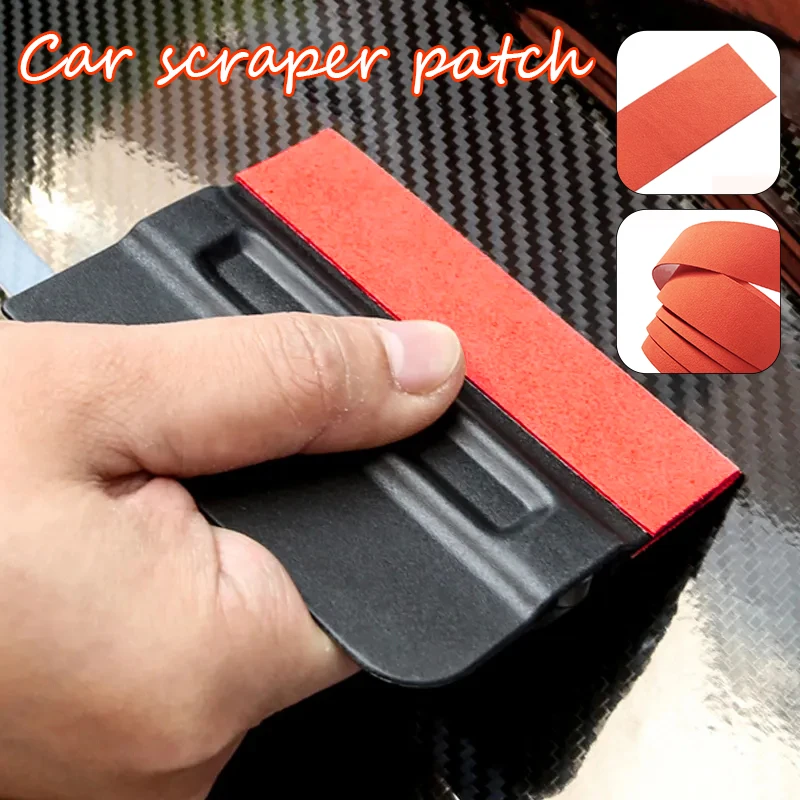 

15M 5cm Car Wrap Vinyl Suede Felt Cloth Orange Self-adhesive Edge Fabric For DIY Replace Film Scraper Car Paint Protection Tools