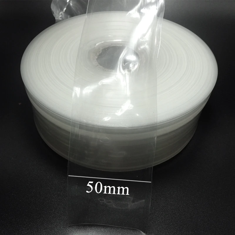 5 Meters Food Grade Casings for Sausage Salami Wide 50mm Shell for Sausage Maker Machine Hot Dog Plastic Casing Inedible Casings