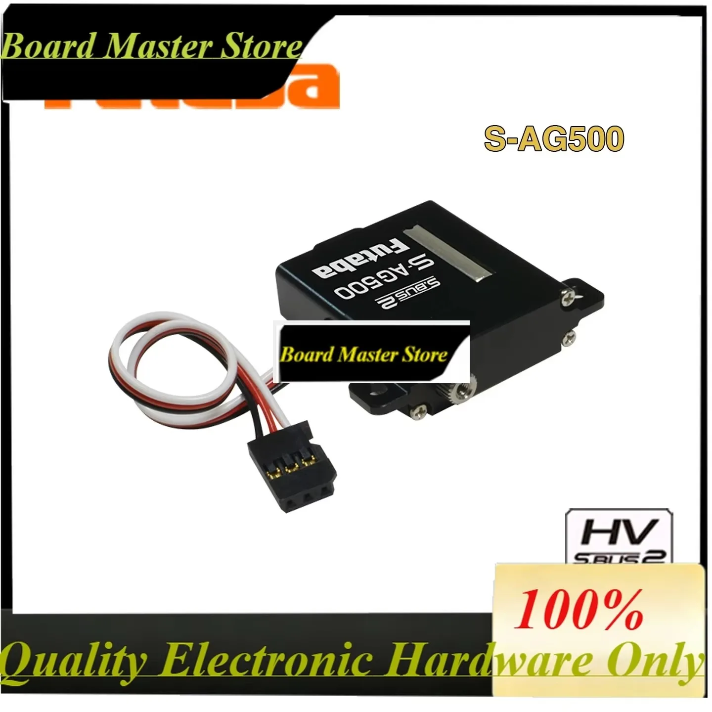 BoMasFUTABA S-AG500 Ultra-thin Digital Servo 10mm Thickness Metal Gear HV Steering Gear Glider S.BUS Signal For RC Fixed Wing