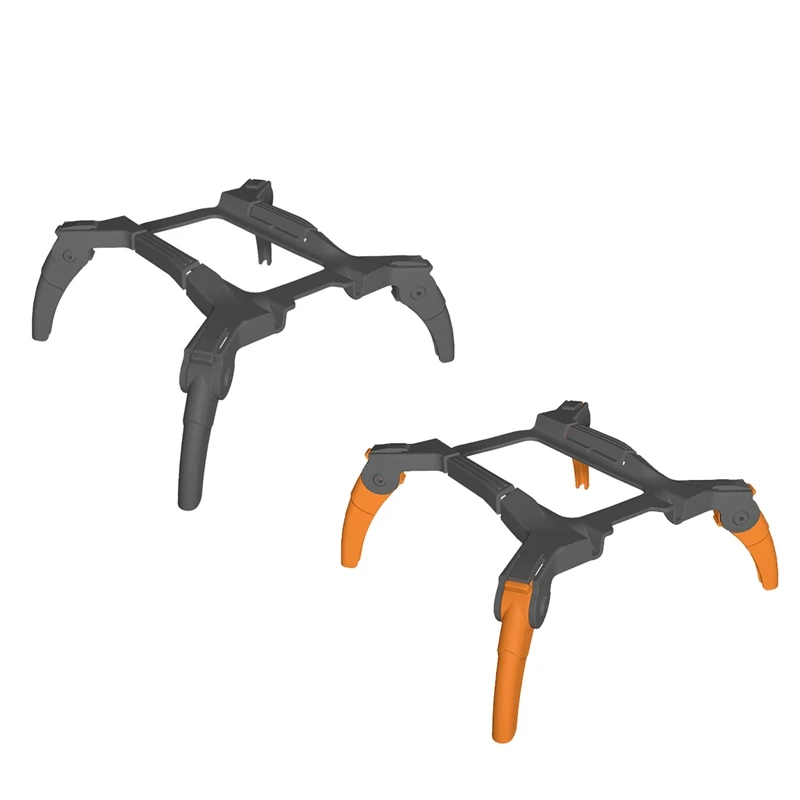 Suporte de proteção de pouso dobrável, capa de hélice para DJI Mini 2, SE, Mavic Mini Drone Acessórios-Laranja