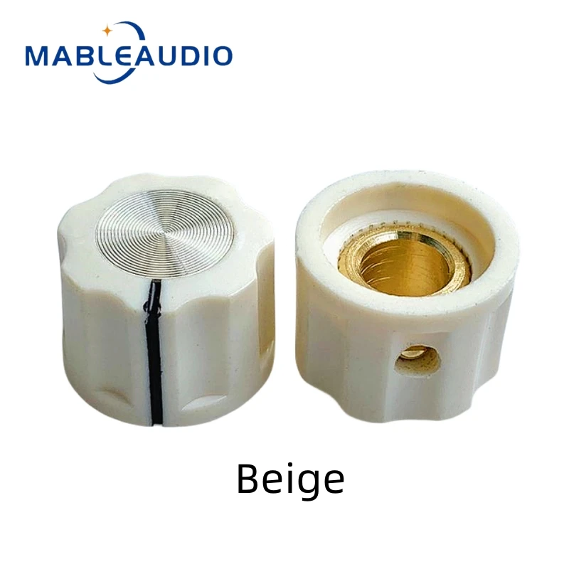 5 Stück 16x12 Gitarren-Leistungs verstärker knopf CD-Effektor Lautstärke regler Blende 6,4mm – Detail 4