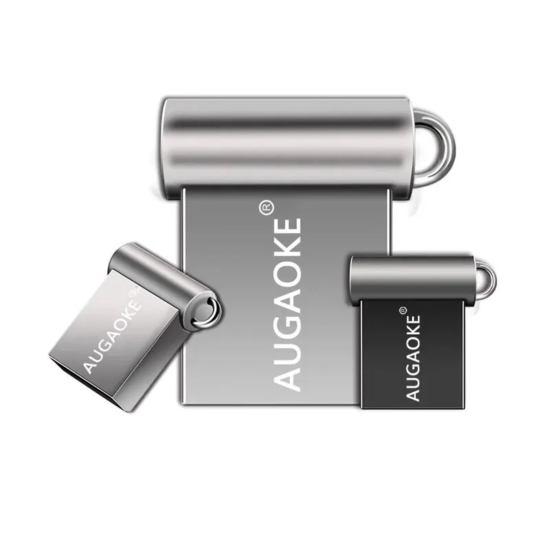 AUGAOKE Pen Drive 32GB 64GB Memory Stick for Computer Cell Phone 64GB 2.0 Metal USB Flash Drive 64GB 32GB USB Stick USB Stick