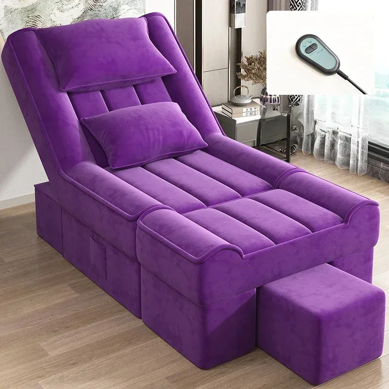 Mattresses; recliners; beauty and massage tables; foldable headrests