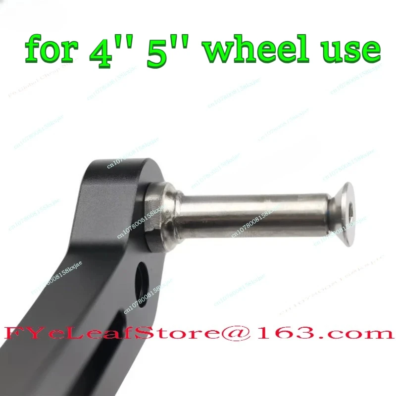 

For 4 Inch 5 Inch Wheel Use Aluminum Wheelchair Front Fork with Titanium Alloy Axle