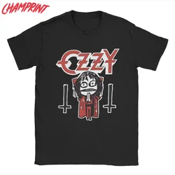 Ozzy Osbourne T-Shirts Men Fashion 100% Cotton Tee Shirt Crew Neck Short Sleeve T Shirt Gift Clothing