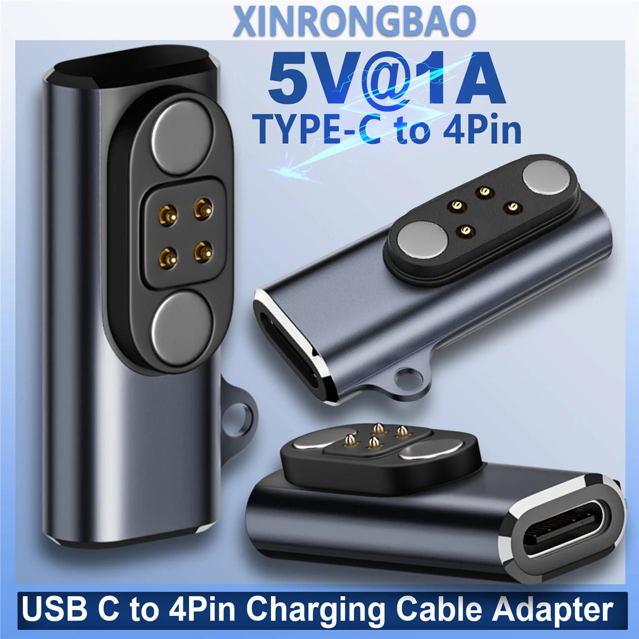New Connector Head Bone Conduction Headphone USB C to 4PIN Conversion Adapter For YUANSEA LANGSDOM YUANSEA XIAOYOU DAILING NANK