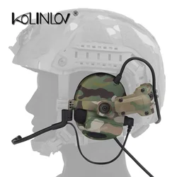 Com Tac C5 Tactical Headset/ARC Rail Adapter For C Series II/III C4 C5 C6 Militar Airsoft Pickup Noise Reduction Headphone