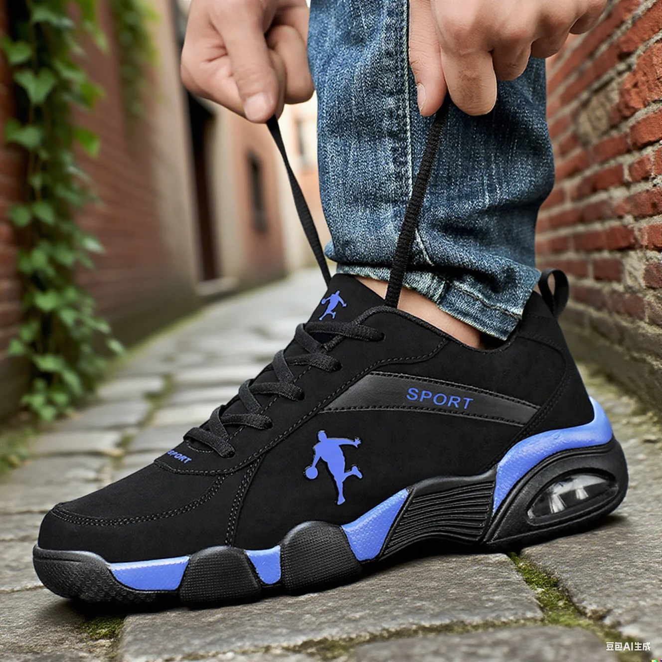 

Fashionable Men's Running Shoes Lightweight Breathable Anti Slip Sneakers Lace Up Outdoor Tennis New Men Casual Basketball Shoes