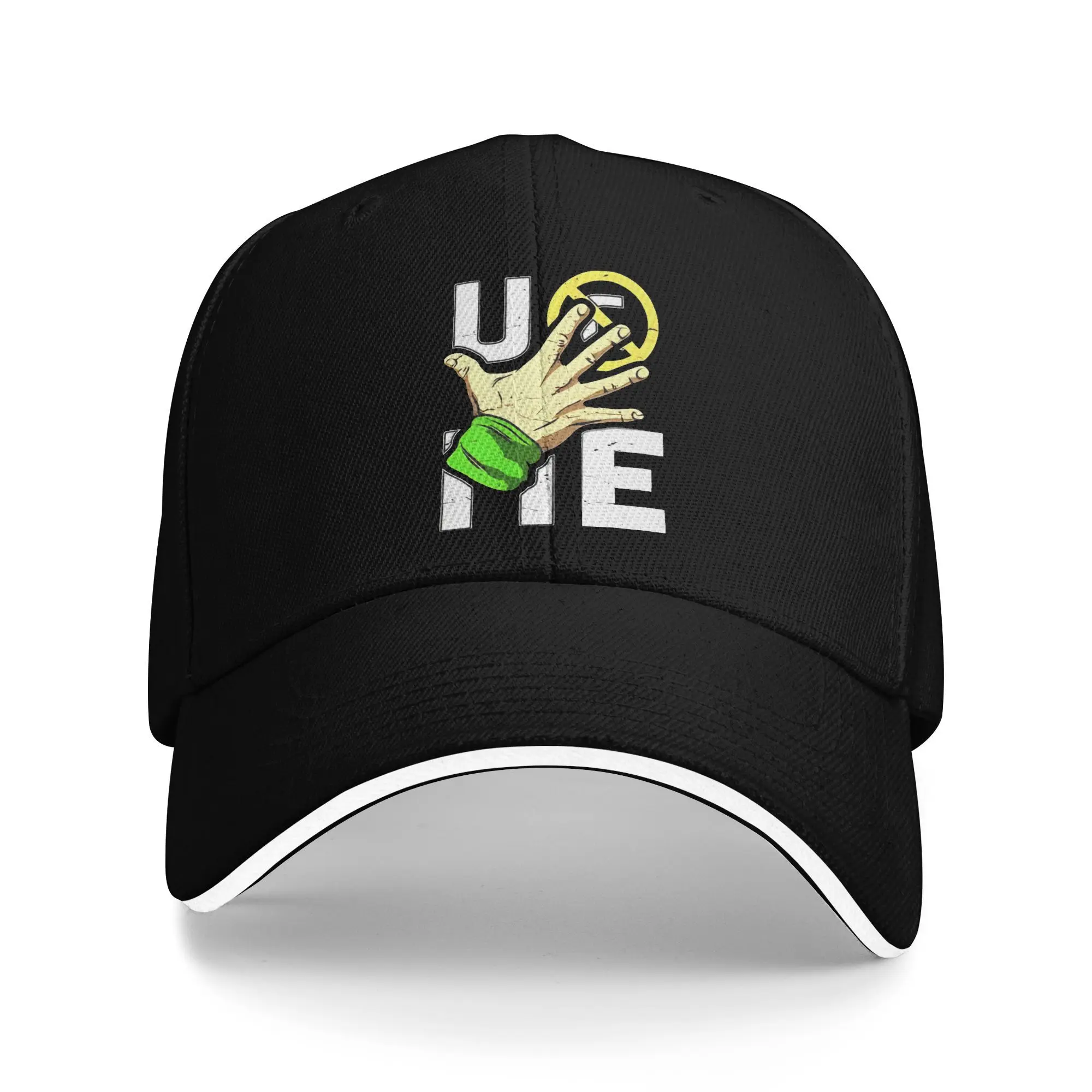 UCME John Cena Baseball Caps Hip Hop  Sandwich Hat Men Women Adjustable Sun Hat Activities