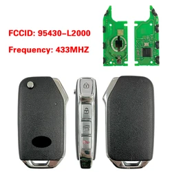 CN051228 For Kia K5 2021-2022 / 3+1-Button Flip Key / PN: 95430-L2000 / CQOTD00660 (DL3) (OEM) CN051228