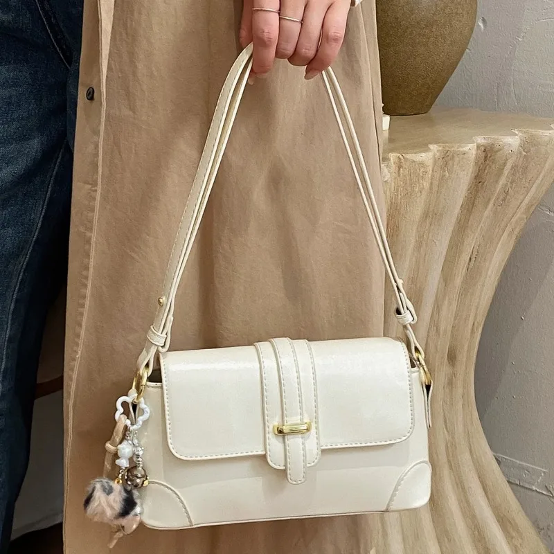 2026 New Fashionable Simple and Versatile Small Square Bag for Women, Advanced Multi functional Single Shoulder Crossbody Bag