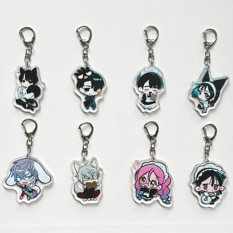 

Alien Stage Acrylic Keychain Double sided Acrylic Keychain Sua Mizi Till Ivan Hyuna Luka Anime Keychain Gift for friend