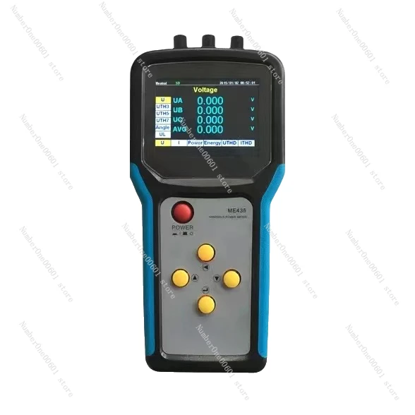 ME435 Three Phase Power Quality Analyzer Voltage Current Power Factor Harmonic Roche Coil