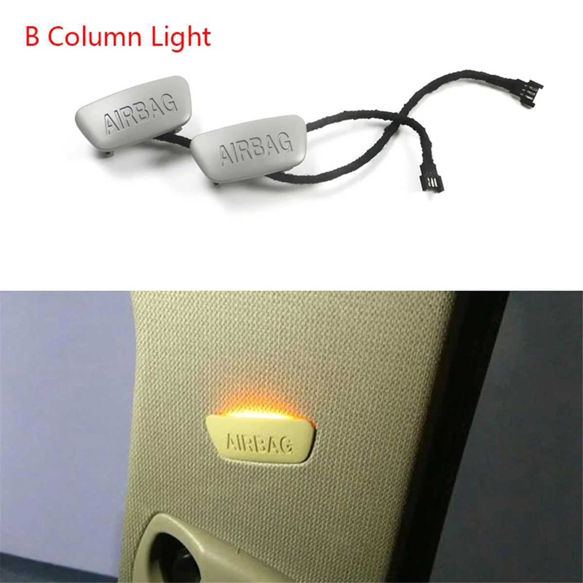 

Автомобильный светильник B-колонки для BMW 3, 4 серии F30 F32 F34, атмосферные лампы, обновленный автомобильный интерьер, серый (голубой + оранжевый)