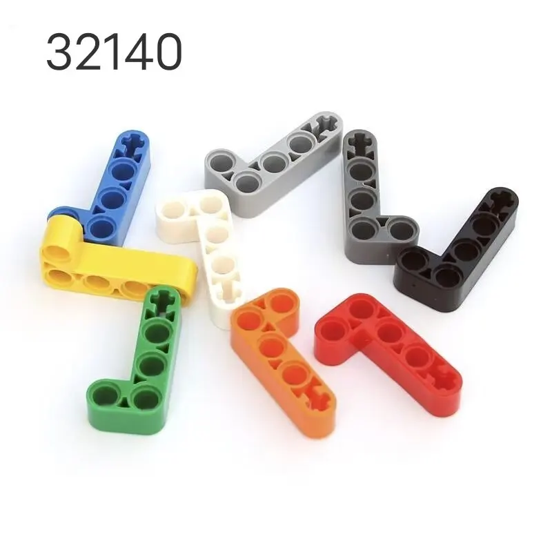 MOC 10pcs small particle blocks are compatible with 32140 technology parts 2X4L cross hole arm