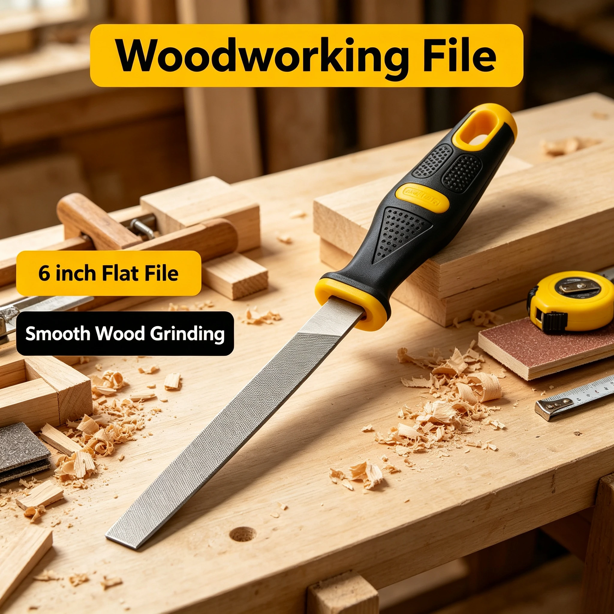 6 Inch T12 Special Steel File Industrial Steel Files Flat For Metalworking Woodworking Steel Rasp File Flat
