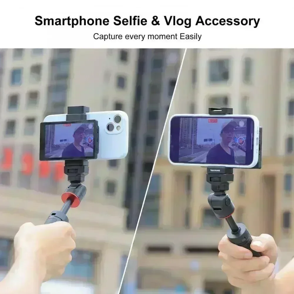 VL-PHO1 Smartphone Vlog Selfie Monitor Screen Magnetic Phone Rear Camera Portable Selfie Vlog Live for Iphone14/15 ProMax