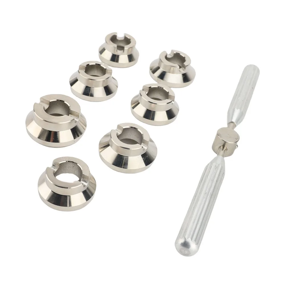 

7Pcs 7 Groove Watch Opener Adjustable 5539 Model Watch Repair Kit Precision Sturdy Back Cover Tool for 5539 Type Watchmaking