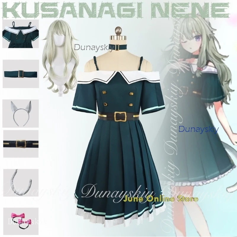 

Halloween Costume Woman Project SEKAI: COLORFUL STAGE! feat. Game Kusanagi Nene Cosplay Helloween With Cat disfraz adulto Anime