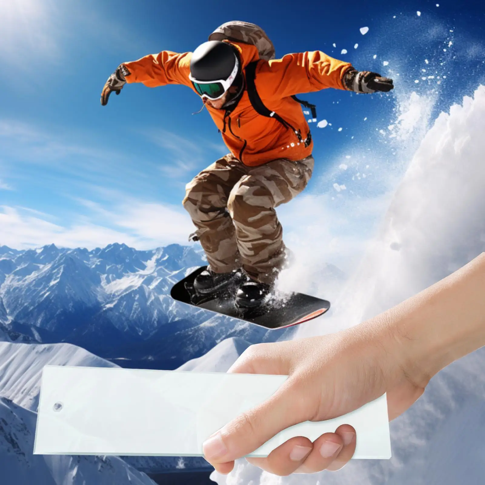 مكشطة شمع احترافية للتزلج على الجليد أداة صيانة حافة فولاذية عالية الصلابة للانزلاق السلس وملحقات التزلج سهلة الإصلاح #4