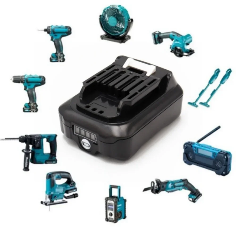 بطارية ليثيوم أيون 4000 مللي أمبير 10.8 فولت متوافقة مع ماكيتا 197390-1 BL1015 1973901 BL1021B بطارية أداة الطاقة البديلة ذات السعة العالية #6