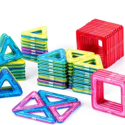 Magnetic Building Blocks Big Size and Mini Size DIY Magnets Toys for Kids Designer Construction Set Gifts for Children Toys