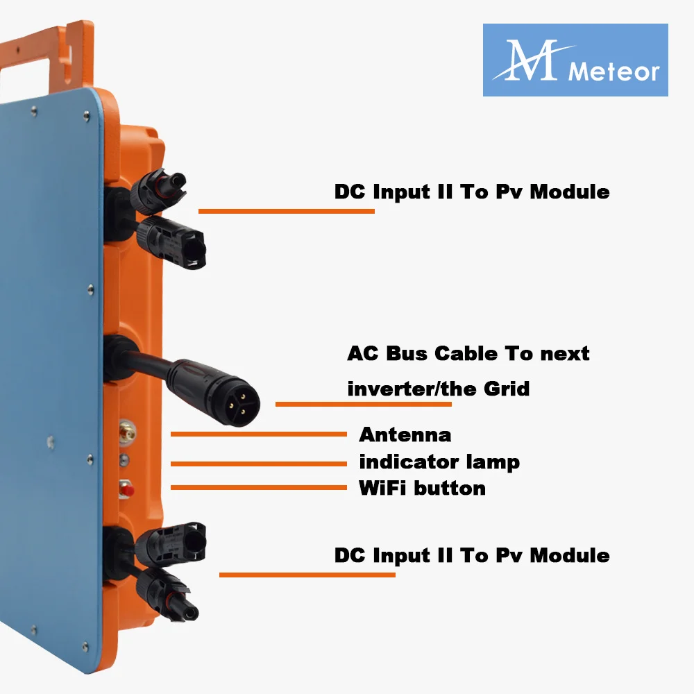 Imagem -02 - Inversor Micro Solar Mppt Sistema na Rede Conversor de Painel Solar para Eletrodomésticos 110v 120v 220v 230v 240v 700w2800w