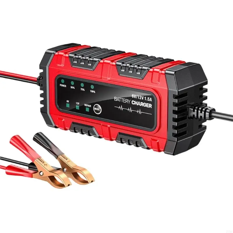 

77HF Portable Unit for Charging 6V 12V Acid Batteries Featuring Small Technology & Lightweight for Convenient Use