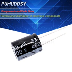 5PCS Higt quality 400V33UF 16*22mm 33UF 400V 16*22 Electrolytic capacitor