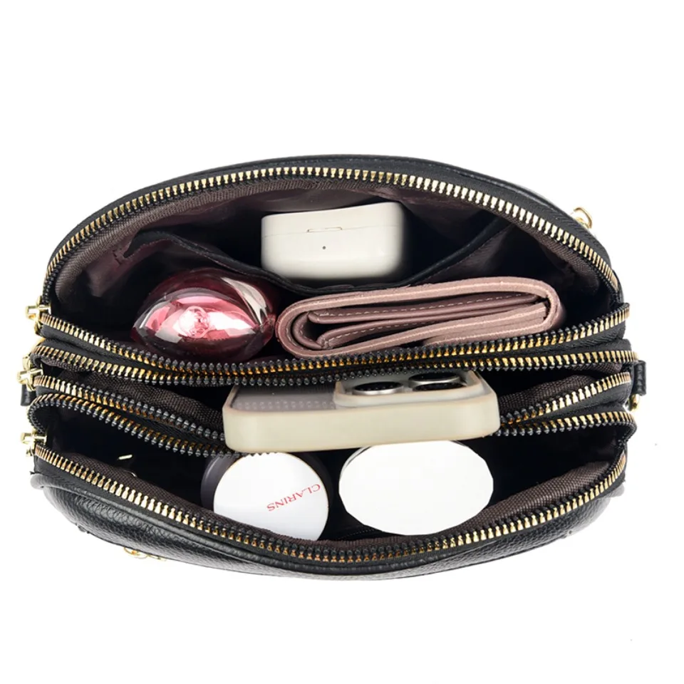 Purses and Handbags Women Bags Designer High Quality Ladies Crossbody Shoulder Bags Quality 3 Layers Pu Leather Messenger Sac